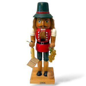 Large Holiday Nutcracker Target Limited Edition 2006 Wine Theme